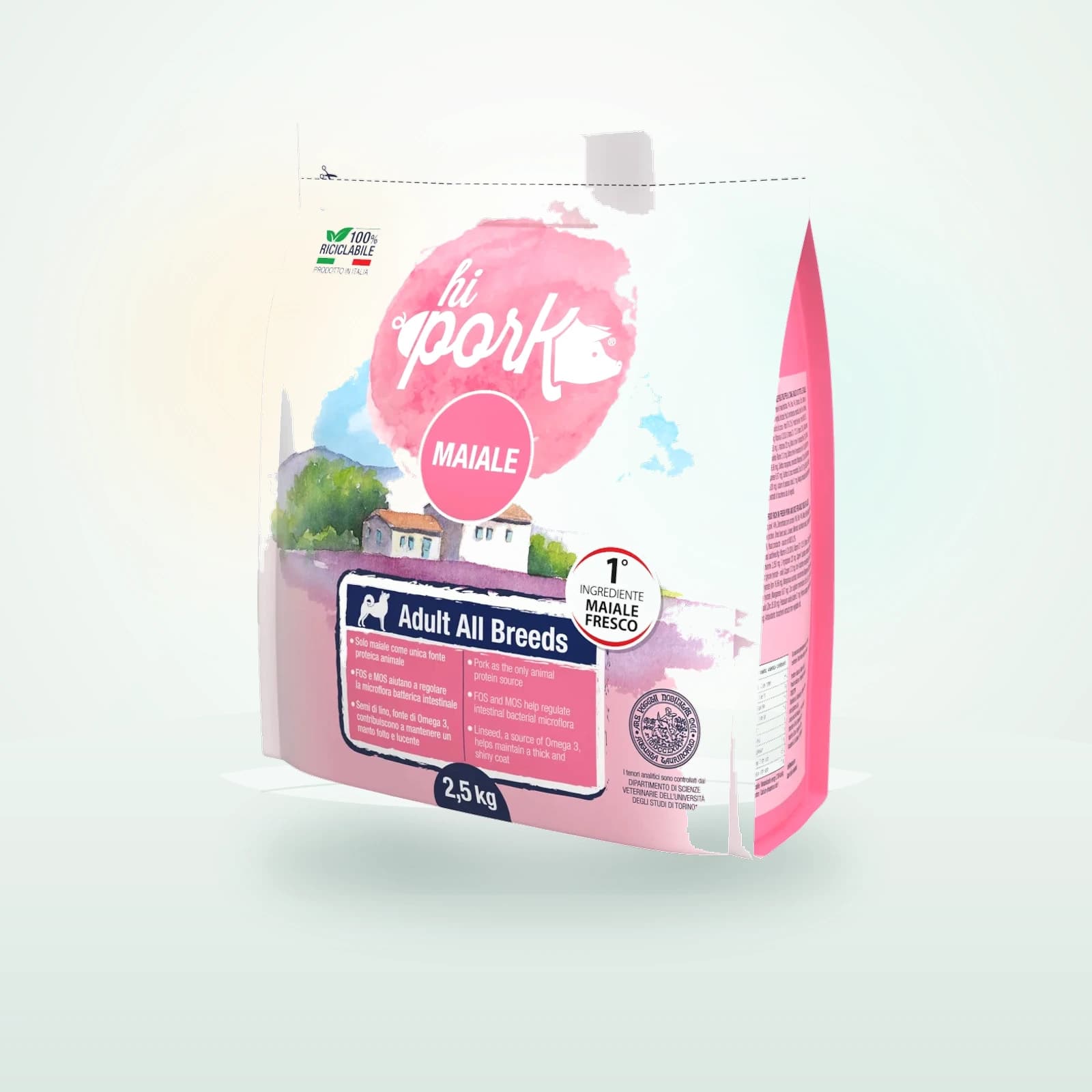 Hi Pet Food Hi Pork Adult All Breeds Maiale Fresco